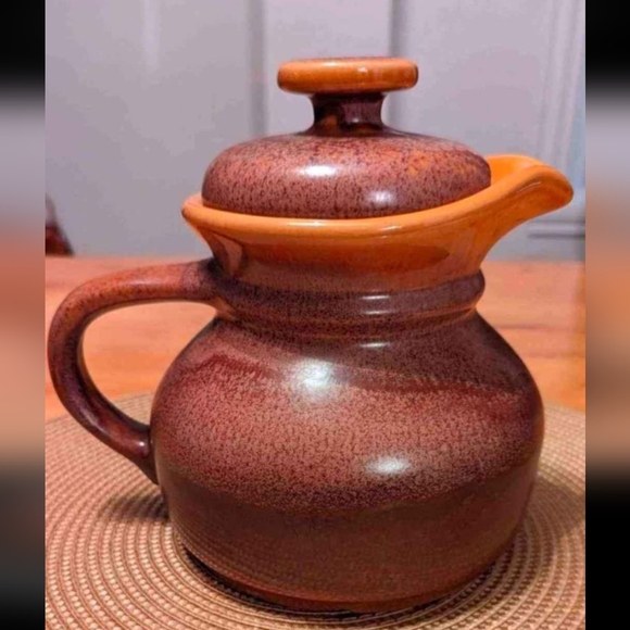 Vintage MCM Beauceware Quebec Pottery Teapot - Picture 2 of 4